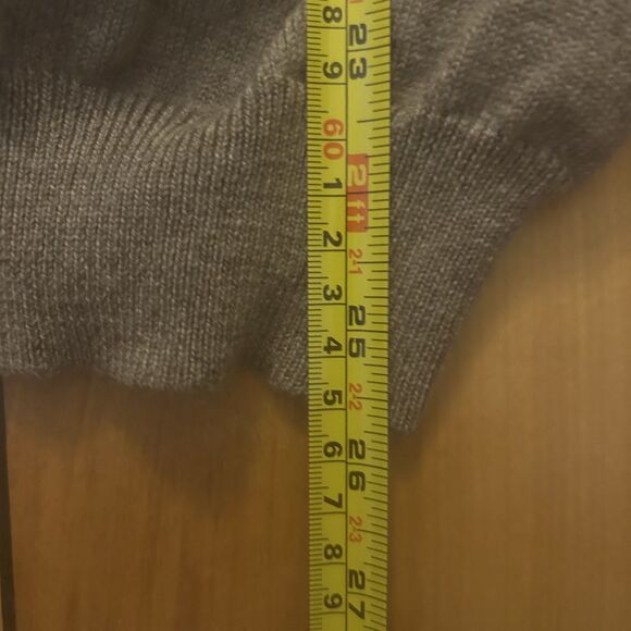 Brooks Brothers Sweater Mens Size M Brown Merino Wool Blend Preppy Old Money - Picture 5 of 7